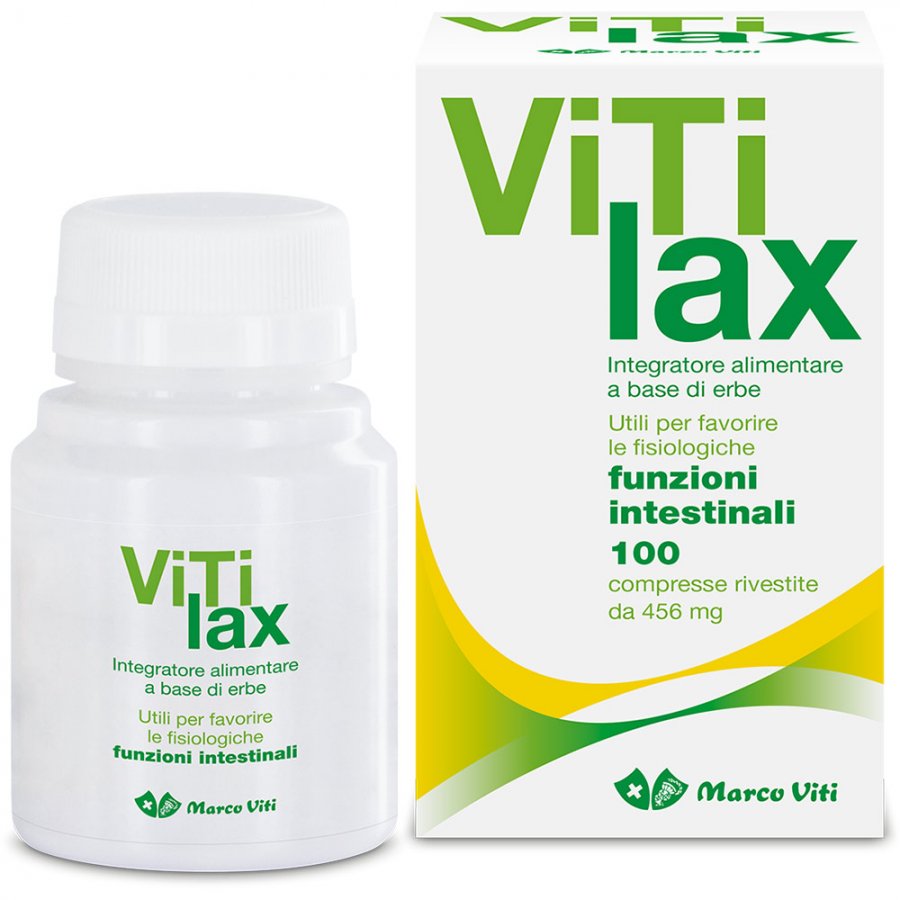 Vitilax - Integratore per la Regolarità Intestinale - 100 Compresse