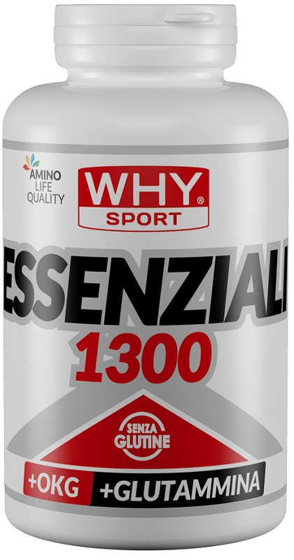 Why Sport Essenziali 1300 Integratore di Aminoacidi 200 Compresse