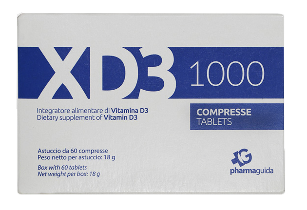 XD3 1000 Integratore Vitamina D3 60 Compresse