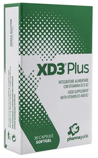 XD3 Plus Integratore Vitamina D3 e K2 30 Capsule