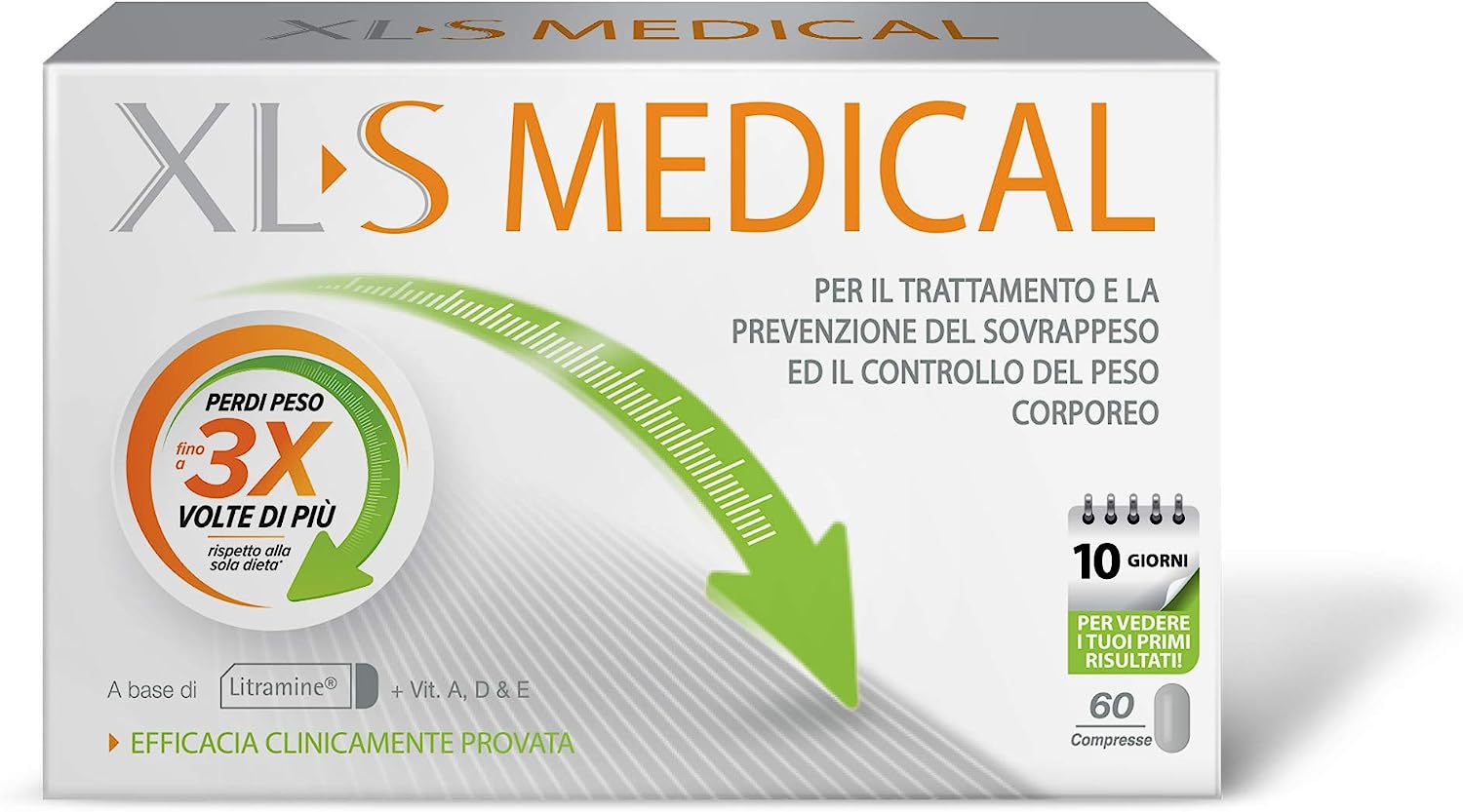 XL-S Medical Liposinol - Integratore Controllo del Peso - 60 Capsule