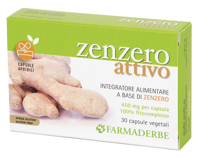 Zenzero Attivo Integratore Antiossidante 30 Capsule