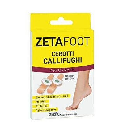 ZetaFoot Cerotti Callifughi Dischetto Centrale 6 Pezzi