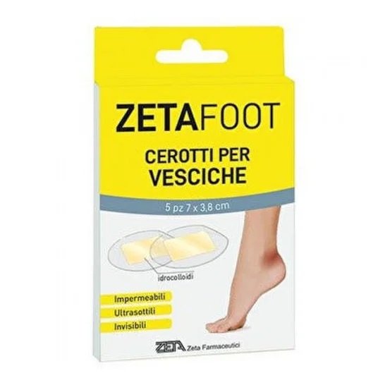 ZetaFoot Cerotto Idrocolloidale Vesciche 5 Pezzi