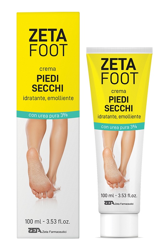 ZetaFoot Crema Idratante Piedi Secchi 100 ml