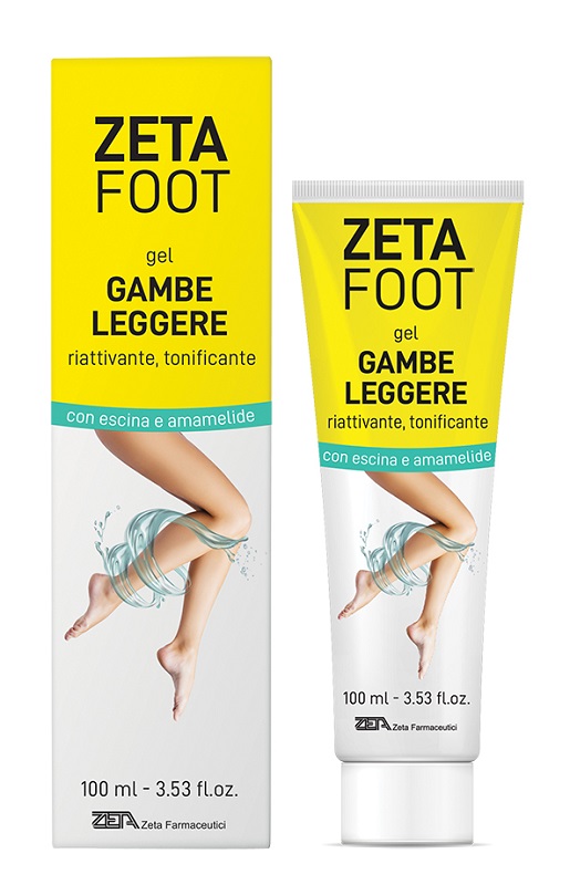 ZetaFoot Gel Gambe Leggere Rinfrescante 100 ml