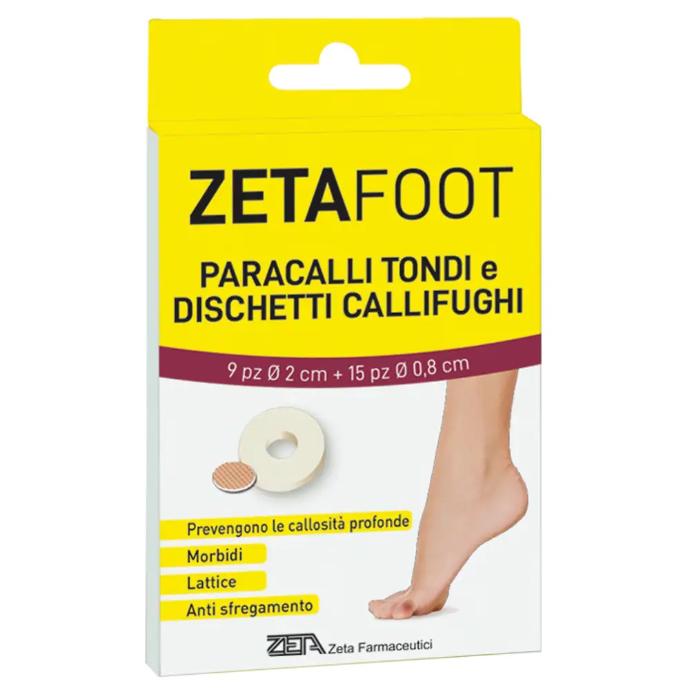 Zetafoot Paracalli Tondi e Dischetti Callifugo 24 Pezzi