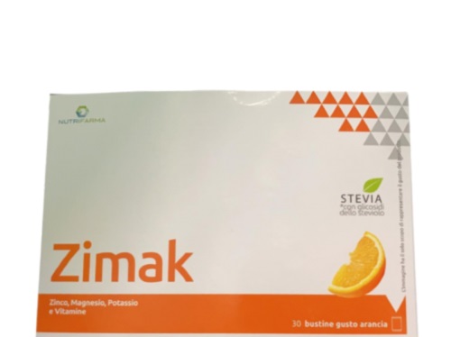 Zimak Arancia Integratore Magnesio e Potassio 30 Bustine