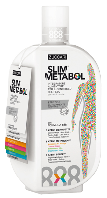 Zuccari Slim Metabol Integratore Controllo del Peso 888 ml