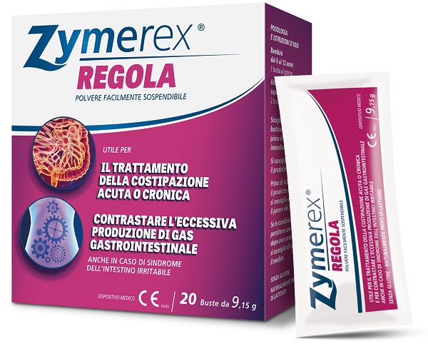 Zymerex Regola - Integratore per Stitichezza e Costipazione - 20 Bustine