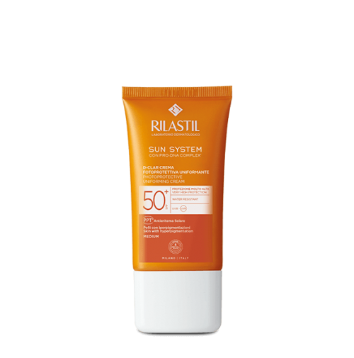 RILASTIL SUN SYSTEM D-CLAR SPF 50+ CREMA MEDIUM