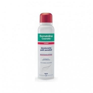 Somatoline Cosmetic Deodorante Spray Uomo per Pelli Sensibili 150 ml
