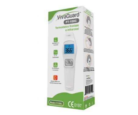 VIVAGUARD TERMOMETRO FRONTALE INFRAROSSI FT 100C