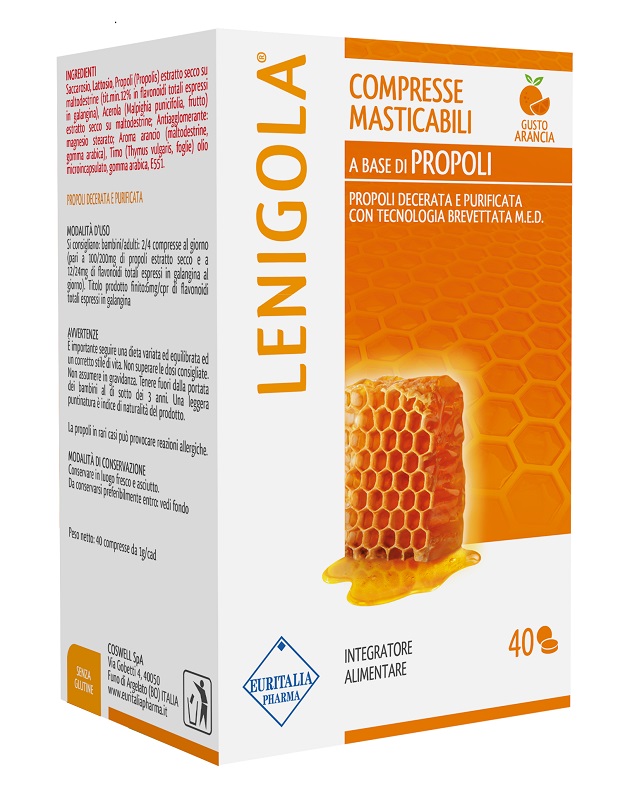 LENIGOLA MASTICABILI ARANCIA 40 COMPRESSE