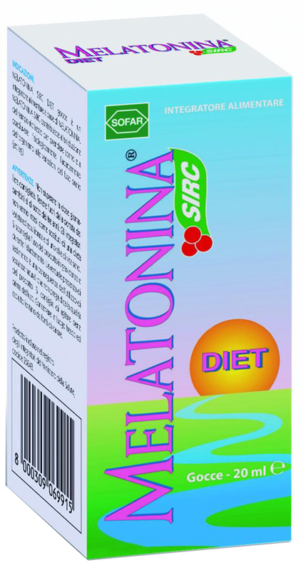 Melatonina Diet - Integratore per Favorire il Sonno con Vitamina B6 - Gocce 20 ml