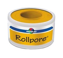 CEROTTO IN ROCCHETTO MASTER-AID ROLLPORE TESSUTO NON TESSUTO5X5