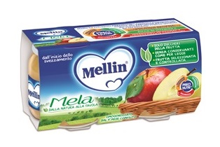 Mellin Omogeneizzato Mela 2x100g