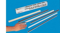 STECCA IN ALLUMINIO E LATTICE DI GOMMA PER IMMOBILIZZAZIONEDELLE DITA MISURA PICCOLA 12 PEZZI