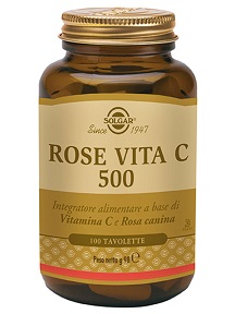 Solgar Rose Vita C 500 - Integratore Sistema Immunitario - 100 Tavolette
