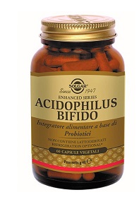 SOLGAR ACIDOPHILUS BIFIDO 60 CAPSULE VEGETALI