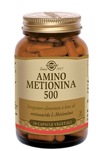 Solgar Amino Metionina 500 Integratore - 30 Capsule Vegetali