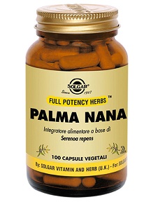 Solgar Palma Nana - Integratore Prostata - 100 Capsule Vegetali