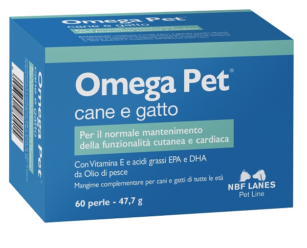 Omega Pet Integratore Cani e Gatti 60 Perle