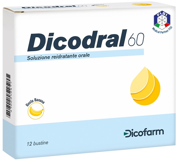 dicofarm spa dicodral 60 soluzione reidratante orale 12 bustine
