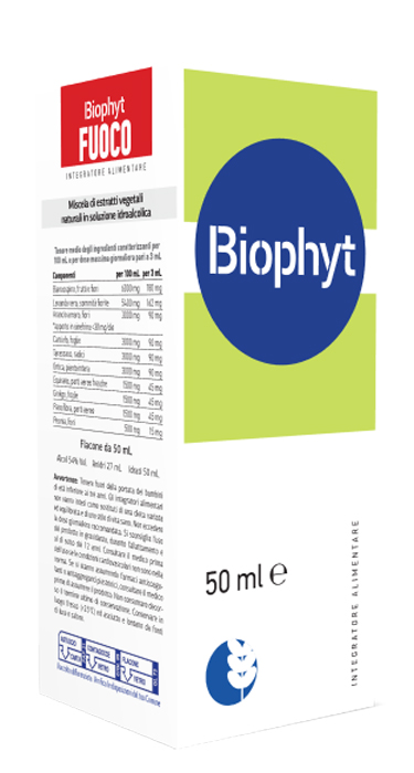 BIOPHYT FUOCO 50 ML SOLUZIONE IDROALCOLICA