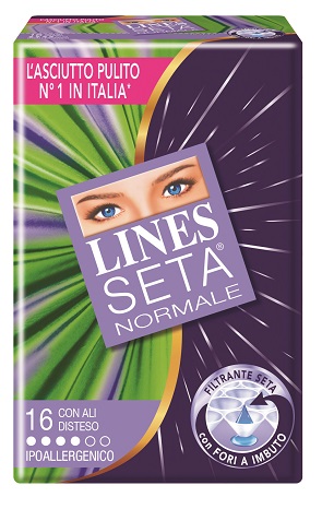 Lines Seta Normale Assorbenti con Ali 16 Pezzi