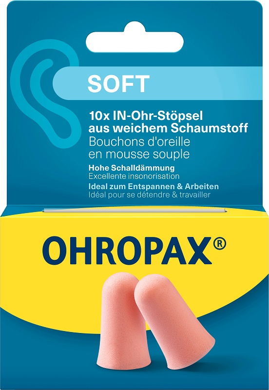 TAPPO AURICOLARE OHROPAX SOFT 10 PEZZI