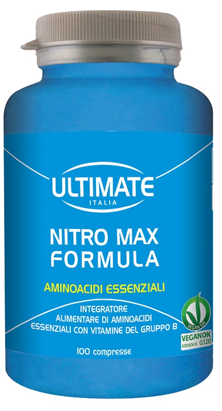 Ultimate Nitro Max Formula - Integratore di Aminoacidi Essenziali - 100 Compresse