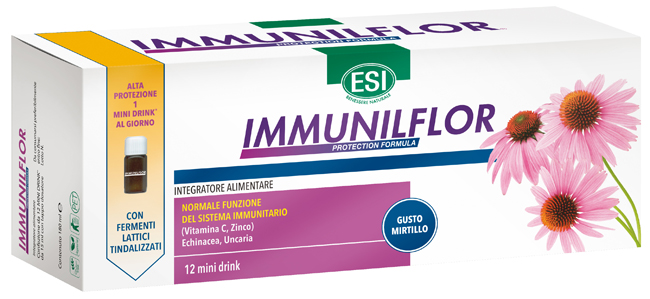Esi Immunilflor Protection Formula - Integratore Difese Immunitarie - 12 Flaconcini
