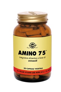 Solgar Amino 75 - Integratore di Aminoacidi - 30 Capsule Vegetali
