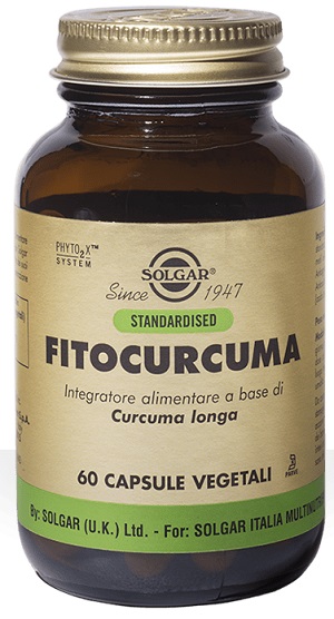 SOLGAR FITOCURCUMA 60 CAPSULE VEGETALI