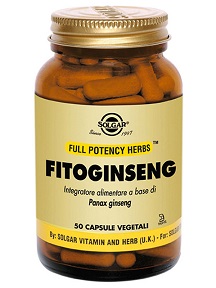 Solgar Fitoginseng - Integratore Energizzante - 50 Capsule Vegetali