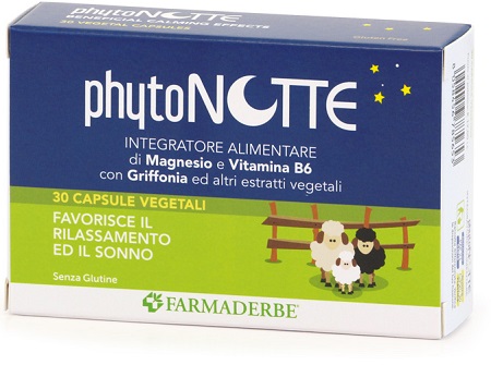 Phytonotte Integratore per Dormire 30 Capsule