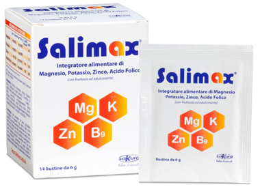 Salimax Integratore di Magnesio e Potassio 14 Bustine