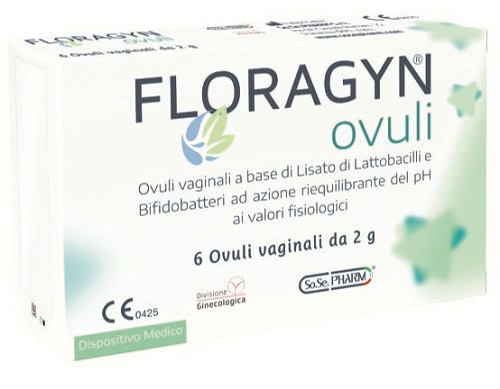 OVULI VAGINALI A BASE DI LATTOBACILLI LISATI FLORAGYN OVULI12G 6 PEZZI