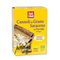 CANNOLI GRANO SARACENO CREMA NOCCIOLE 125G