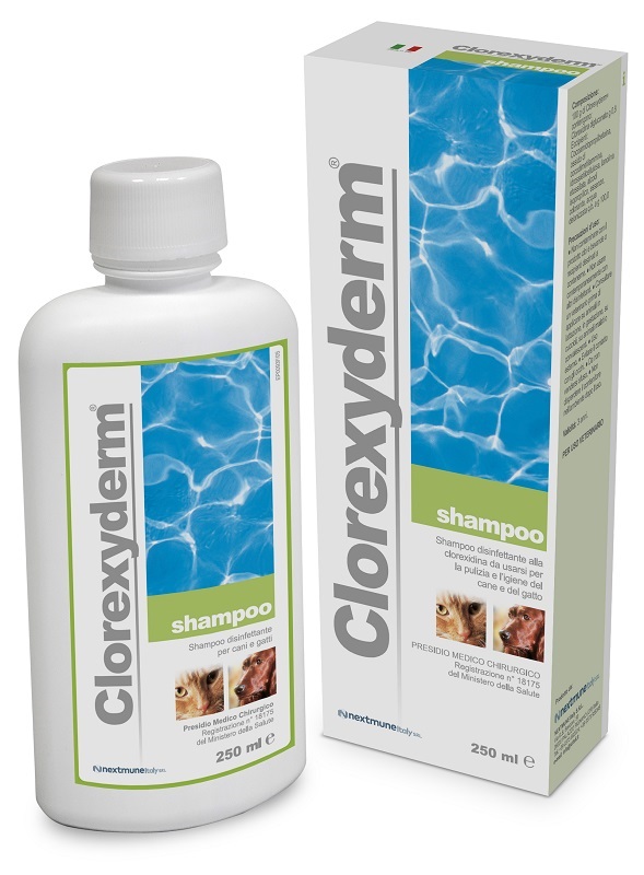Clorexyderm Shampoo per Cani e Gatti 250 ml