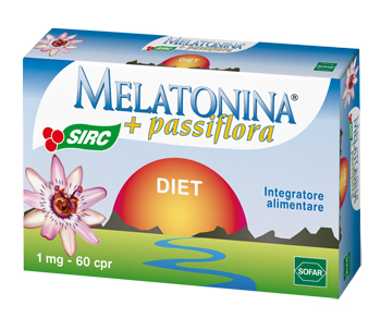 Melatonina Diet - Integratore per Favorire il Sonno con Passiflora - 60 Compresse