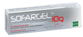 SOFARGEL GEL CON SULFADIAZINA ARGENTICA 10 G