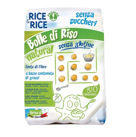 RICE&RICE BOLLE DI RISO AL NATURALE 150 G SENZA LIEVITO