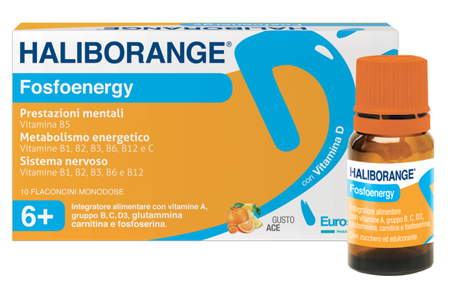 Haliborange Fosfoenergy Integratore Mente 10 Flaconcini