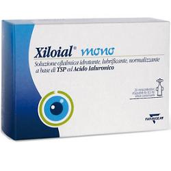 polifarma spa soluzione oftalmica idratante lubrificante xiloial 20 monodose da 0,5ml
