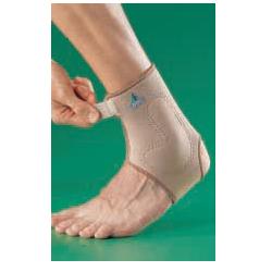 CAVIGLIERA IN NEOPRENE CON CUSCINETTO IN SILICONE MISURA EXTRA LARGE. FORMA ANATOMICA CHE CONSENTE IL CONTROLLO DELLA CAVIGLIA ANCHE DURANTE L'ATTIVITA' FISICA. CHIUSURA CON VELCRO