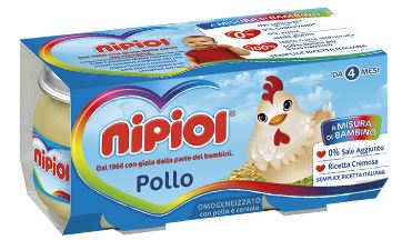 NIPIOL OMOGENEIZZATO POLLO 80 G 2 PEZZI