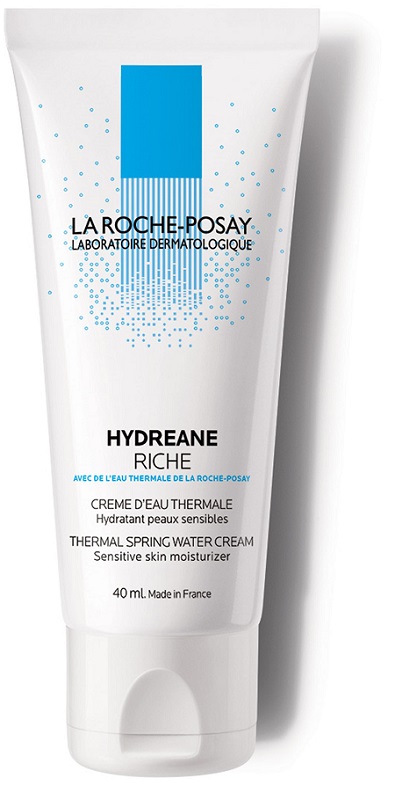 La Roche-Posay Hydreane Riche - Crema Idratante Viso e Collo per Pelle Secca o Molto Secca - 40 ml