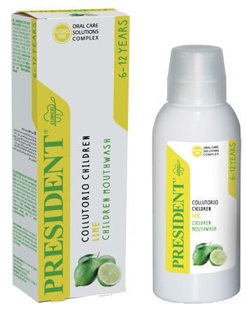 PRESIDENT CHILDREN COLLUTORIO LIME 250 ML